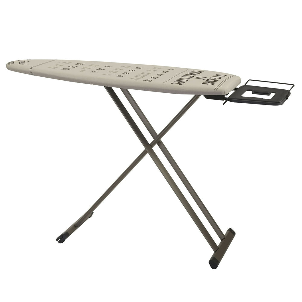 Household Essentials Steel Top Wide Ironing Board with Anodized