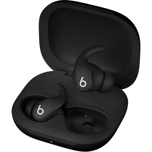 (Open Box) Beats Powerbeats Fit - Wireless Noise-Cancelling Workout Earbuds with Ultimate Secure Fit - Jet Black