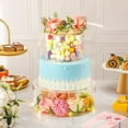 thumbnail image 5 of Wedding Cake Stand - Clear Acrylic Fillable Cake Stand Cake Riser Cake Tier Cake Display Cake Stand Wedding Cake Stand Cylinder Stand for Wedding Birthday Party Display, 5 of 8