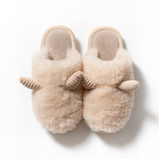 Zapatillas de algodón de invierno para hombre y mujer, zapatillas de felpa cálidas con esquinas afiladas para interiores, zapatillas de algodón para parejas al aire libre Wmkox8yii hj789