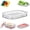 1 Layers, variant on 2026 New Multi-Layer Food Storage Box with Lid, Ham and Cheese Deli Meat Container for Fridge, Stackable Transparent Food Preservation Box for Cheese, Dumpling & Meat Storage (One Layers)