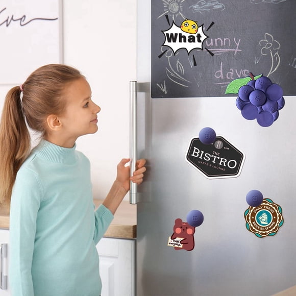 SIfdSeng Get it Fast Fruit Cute Fridge Grapes Fridge Locker Blueberry Whiteboard