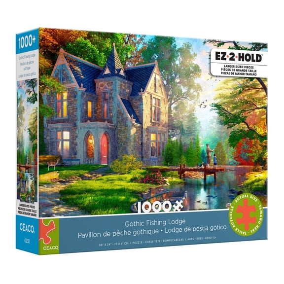 Ceaco Gothic Fishing Lodge (Dominic Davison) 1000 Piece Interlocking Jigsaw Puzzle