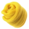 thumbnail image 6 of 10g Roving Dyed Wet Felting Fiber Crafts - Light Green Dark Yellow, 6 of 6