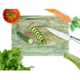 thumbnail image 2 of Carolines Treasures 8960LCB Abstract Red Fish Glass Cutting Board, Large, 2 of 2