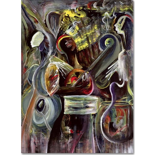Trademark Fine Art "Pearl Jam" Canvas Art by Ikani Beckford