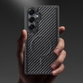 thumbnail image 5 of For Samsung Galaxy S25 Case Compatible with MagSafe, Luxury Slim Shockproof Protective Cover with Leopard Print & Carbon Fiber Texture, Magnetic Phone Case for Women and Men,A, 5 of 11