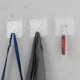 thumbnail image 4 of 30 self-adhesive hooks, transparent hooks max. 10 kg, transparent self-adhesive hooks, 4 of 4