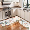 thumbnail image 3 of Kitchen Rugs Sets Of 2,White Boho Bohemia Rainbow Autumn Leaves Trees Pattern Anti Fatigue Kitchen Mat Rugs Non Slip Washable,Decorative Kitchen Floor Mats for Kitchen,Sink,Laundry,17"X47", 3 of 5