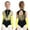 Gold, variant on iiniim Girls Sequins Ballet Leotard Color Block Gymnastic Latin Jazz Modern Dance Bodysuit with Gloves Hot Pink 6