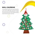 thumbnail image 4 of Yuarrent Colgante de pared Calendario de Navidad Decoración navideña Suministros de vacaciones Artesanía Decoraciones para el hogar Accesorios para Kits de decoración para fiestas Yuarrent HA070736-00, 4 of 6