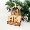 thumbnail image 5 of Wooden Decorations DIY Wooden Ornaments Calendar Countdown Home Decoration Gifts, 5 of 5