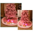 thumbnail image 4 of Falda de árbol de Navidad Bling Bling Rudolph rosa, 4 of 12