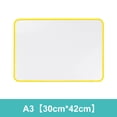 thumbnail image 1 of Pizarra magnética de doble cara para escribir, para escritorio de oficina, tamaño A3, para notas, mensajes, pizarra pequeña, para enseñanza en casa, 1 of 6
