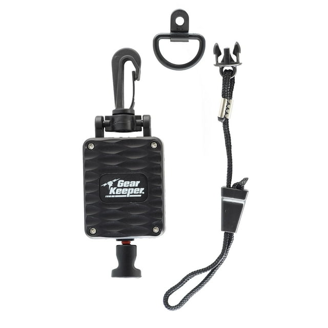 Micrófono de radio CB Keeper Gear Keeper retráctil negro