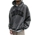 thumbnail image 2 of Sudadera con capucha para hombre, sudadera con capucha con letras estampadas, jersey de manga larga, sudadera con capucha, blusa para hombre, 2 of 6