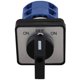 thumbnail image 4 of Interruptor de cambio rotatorio momentáneo de plástico de 2 polos y 3 posiciones CA 660 V 25 A azul + negro, 4 of 5