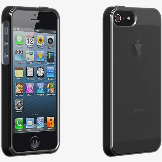Schat last iets Verizon High Gloss Silicone Case for iPhone 5/5S/SE - Black - Walmart.com
