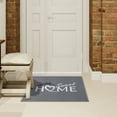 thumbnail image 3 of Ottomanson Machine Washable Non-Slip Rubberback Sweet Home 2x3 Indoor Area Rug, 2' x 3', Gray, 3 of 8