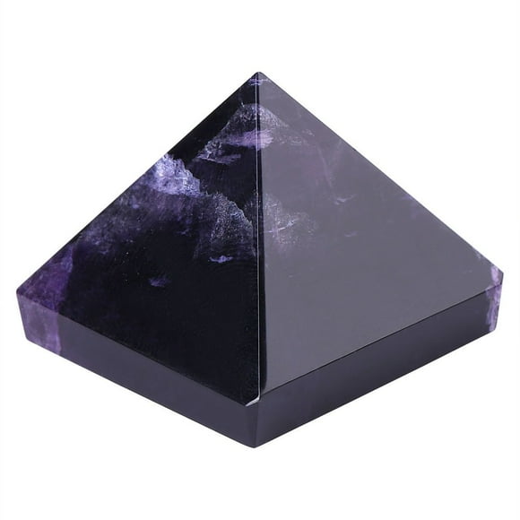 Cristal Violet Naturel Pyramide de Fluorite Améthyste Cristal Violet Profond Naturel Quartz Rare Cristaux Minéraux Pierres de Guérison Cristal pour Décoration de Maison