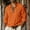 Orange, variant on Mens Shirts Men's Oversized Linen Lapel Tied Shirt For Home Casual Fashion V-neck Long Sleeved Shirt Gifts for Men White Linen XL