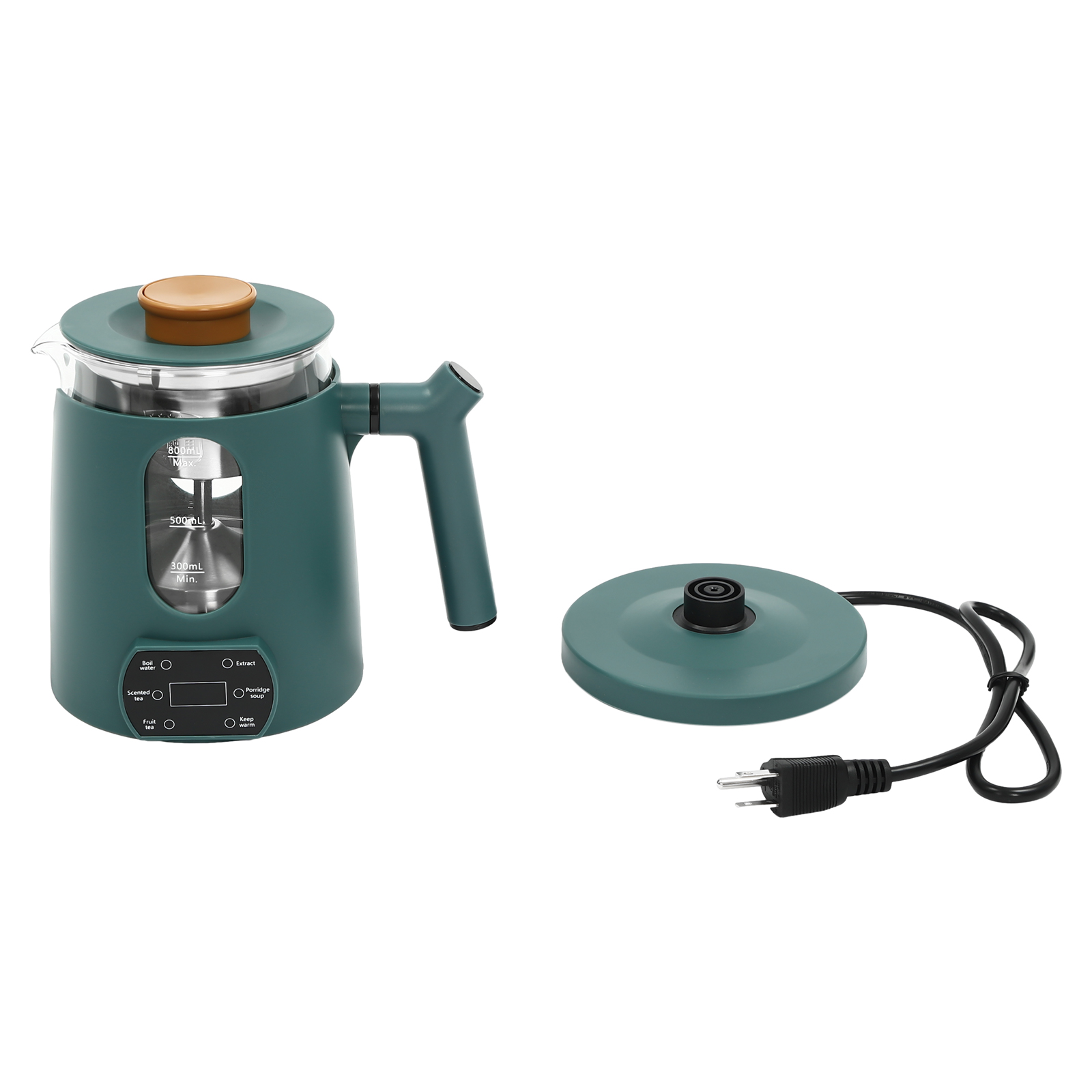 Temperature Control Electric Tea Kettle, 600W Electric Kettle 140℉ Water Warm Water Boiler & Heater 27oz Multi-functional Electric Teapot With Digital Display