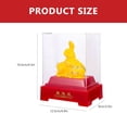 thumbnail image 2 of LEORX Lovely Bunny Figurine Multi Color Rabbit Decoration for Home and Desktop Display, 2 of 5