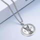 thumbnail image 4 of Archangel Michael Gabriel Raphael Haniel Round Pendant Necklace Vintage Stainless Steel Men Pendants Jewelry Fashion Accessories, 4 of 4