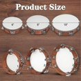 thumbnail image 2 of 3 PCS Wooden Hand Held Percussion Tambourine, 2 of 5
