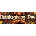 thumbnail image 5 of LUUFILx Thanksgiving Fall Banner Decorations with Pumpkins and Autumn Leaves for Party Supplies Thanksgiving Day Celebration Photography Props Background Backdrop, 5 of 8
