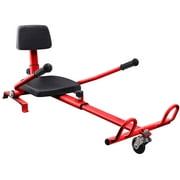 Hoverboard Cart Hover Kart Adjustable Go Kart - RED