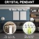 thumbnail image 1 of onlyliua Ofertas Especiales 10 Piezas de Cristal Transparente para Decoración de Jardín, Colgante para Exteriores., 1 of 7