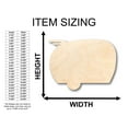 thumbnail image 2 of Unfinished Wood Camper Trailer Shape - Craft - up to 46" DIY 16" / 1/2", 2 of 3