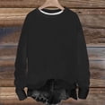 thumbnail image 2 of UAMVSH Crewneck Sweatshirts Women Oversized Casual Long Sleeve Ribbed Knit Tops Comfy Soft Loose Fit Pullover Shirts Fall Outfits, 2 of 5