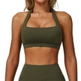 thumbnail image 1 of Sujetador deportivo  for mujer, cuello cuadrado, sin costuras, acolchado, for yoga, entrenamiento, camiseta sin mangas, 1 of 7