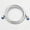 Silver, variant on New 1.5/2/3m PVC Handheld Shower Head Hose Flexible Anti Winding Explosion-proof Water Tube Bathroom Faucet Hose Extension Pipe