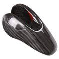 thumbnail image 1 of Adorno de la Cubierta de la Cabeza de la Perilla del Cambio de Engranaje de Fibra de Carbono Real Apto para  2014-2020 S   2014-2016718 2016-2019, 1 of 1
