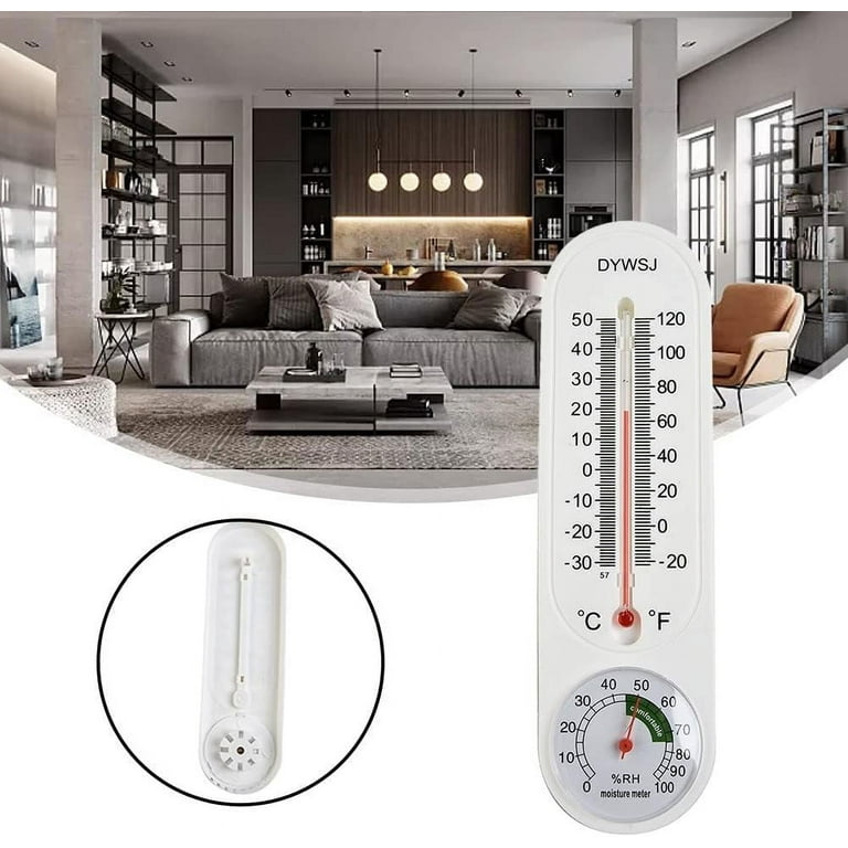 Walkfairy Indoor Outdoor Thermometer Hygrometer,2 In 1 Thermometer