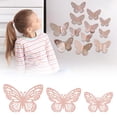 thumbnail image 2 of THHEIC 12 Pcs Butterfly Wall Decoration, Removable Butterflies for Cake Decoration, 3D Paper Butterfly Stickers, Decorations for Women Men Children Birthday Party Supplies, 2 of 9