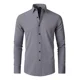thumbnail image 1 of Camisa Slim Fit Manga Larga Para Hombre Casual Casey Kevin, 1 of 7