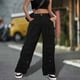 thumbnail image 2 of Gibobby pantalones afelpados para mujer Pantalones cargo holgados para mujer, ropa con múltiples bolsillos, pantalones vaqueros de ajuste relajado, ropa de , ropa de calle alternativa (Negro, S), 2 of 4