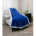 thumbnail image 5 of Sherpa Fleece Throw Blanket, Reversible Super Soft Luxurious Plush Blanket Throw, 5 of 6