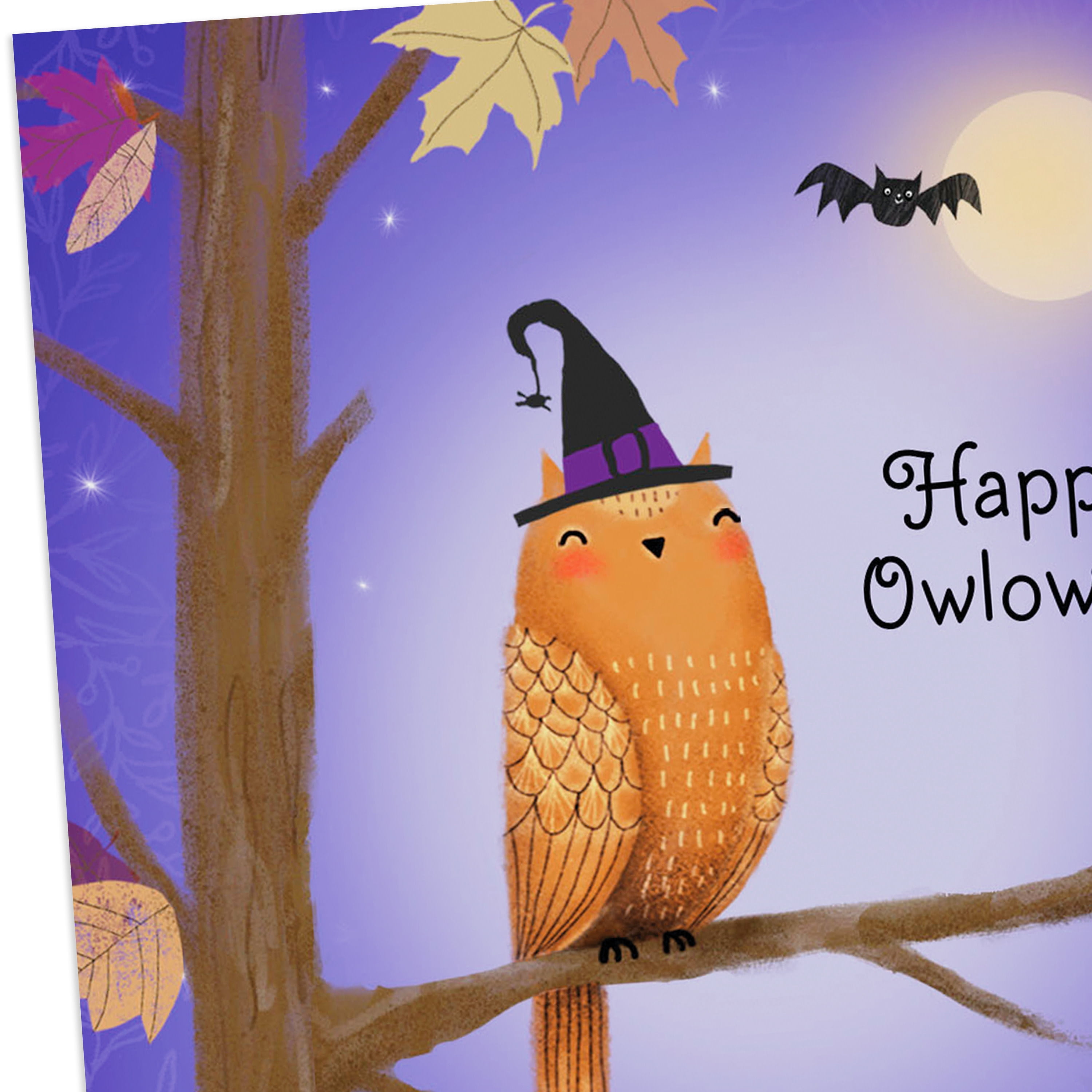 Hallmark Halloween Cards (Happy Owloween), Pack of 6, 6 Count