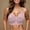 Purple, variant on ATOYSOY Womens Bras Lace Front Closure Gathering Bras Full Support No Underwire Bralettes Soft Breathable Ladies Comfortable Lounge Bra (Pink,XXXL)