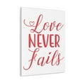 thumbnail image 2 of Scripture Walls Love Never Fails 1 Corinthians 13:8 Red Christian Wall Art Print Ready to Hang Unframed, 2 of 18