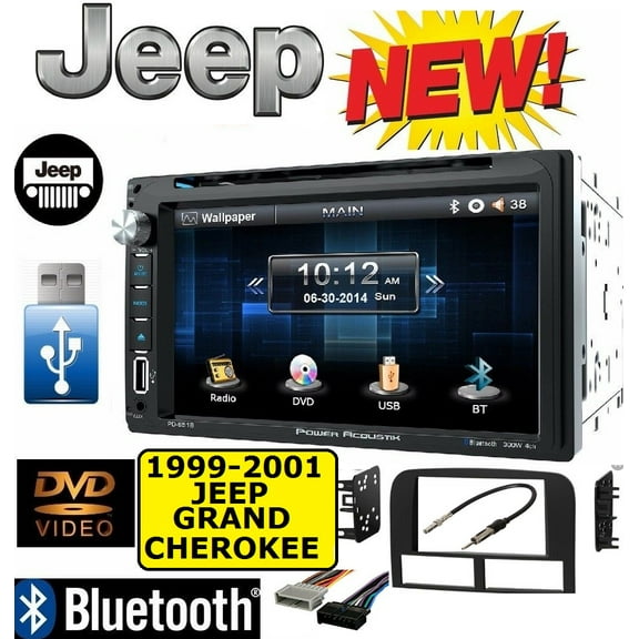1999-01 JEEP GRAND CHEROKEE CD/DVD BLUETOOTH USB OPT. SIRIUSXM CAR RADIO STEREO