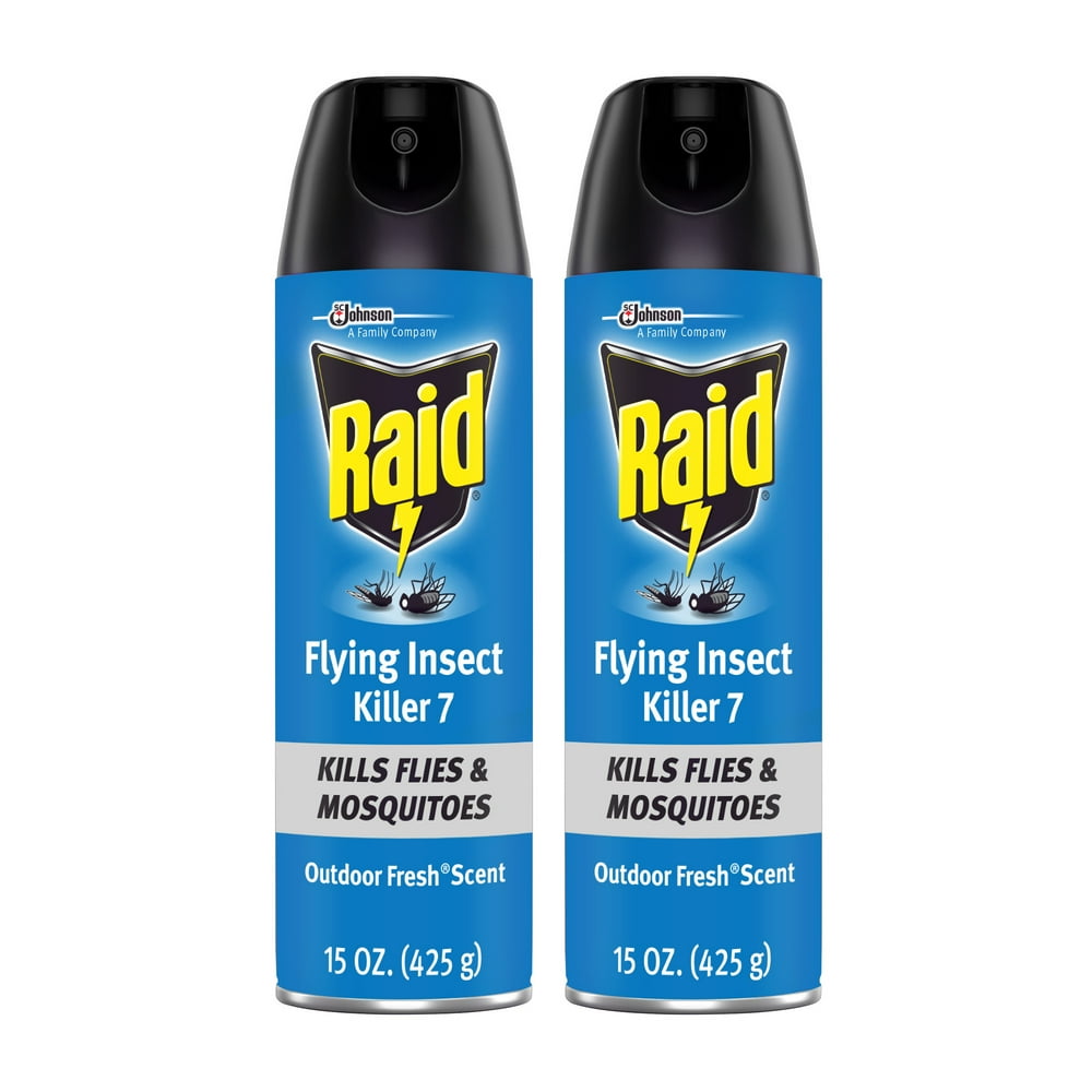 Raid Flying Insect Killer 7, 15 oz, 2 Ct