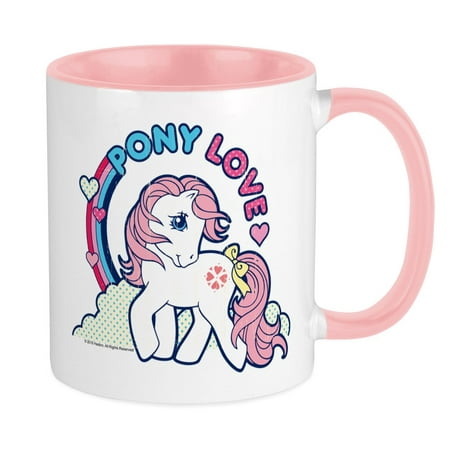

CafePress - MLP Retro Pony Love Mug - Ceramic Coffee Tea Novelty Mug Cup 11 oz