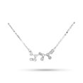 thumbnail image 1 of Constellation Tema Diy Diario Diebre Amistad Collar Ins Creative Ajustable Colgante para amantes Regalos de cumpleaños Festival Sagitario Silver Inevent AP009330-14, 1 of 6