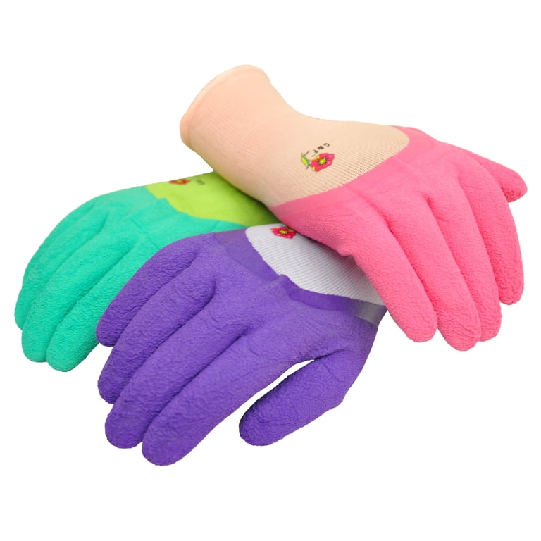 G & F Women's Waterproof Gardening Gloves, 3-Pair Pack photo 3